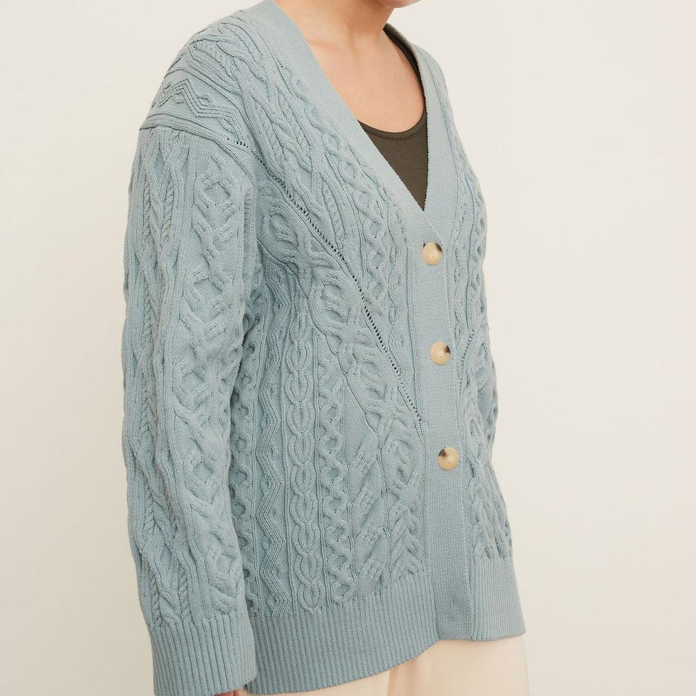 Aran Cable Cardigan