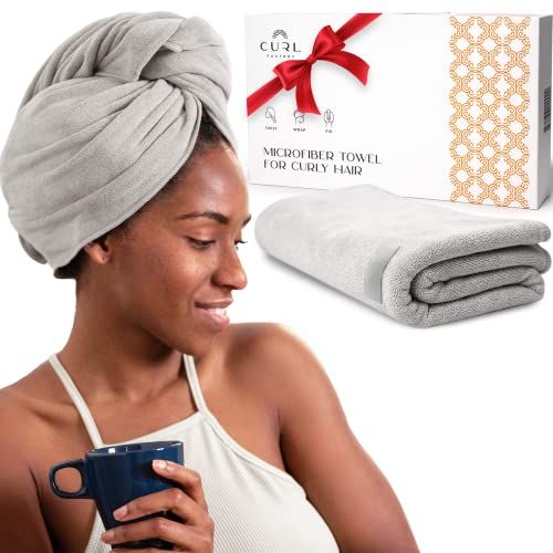 Large Microfiber Hair Towel Wrap