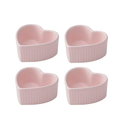 Heart-Shaped Porcelain Dishes