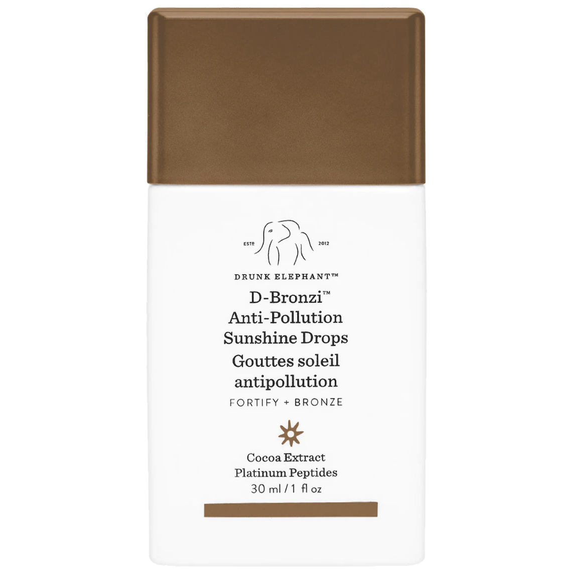D-Bronzi Anti-Pollution Bronzing Drops with Peptides