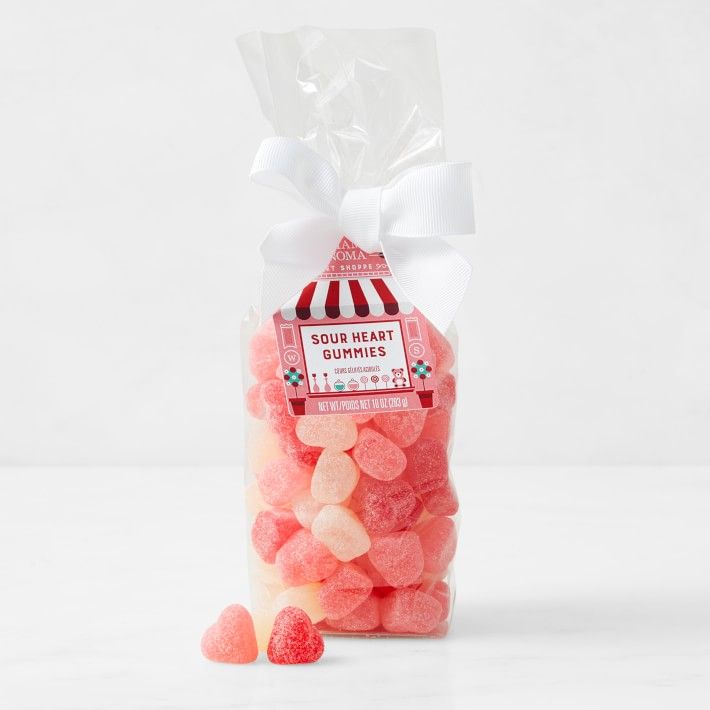 Williams Sonoma Valentine Sour Heart Gummies 