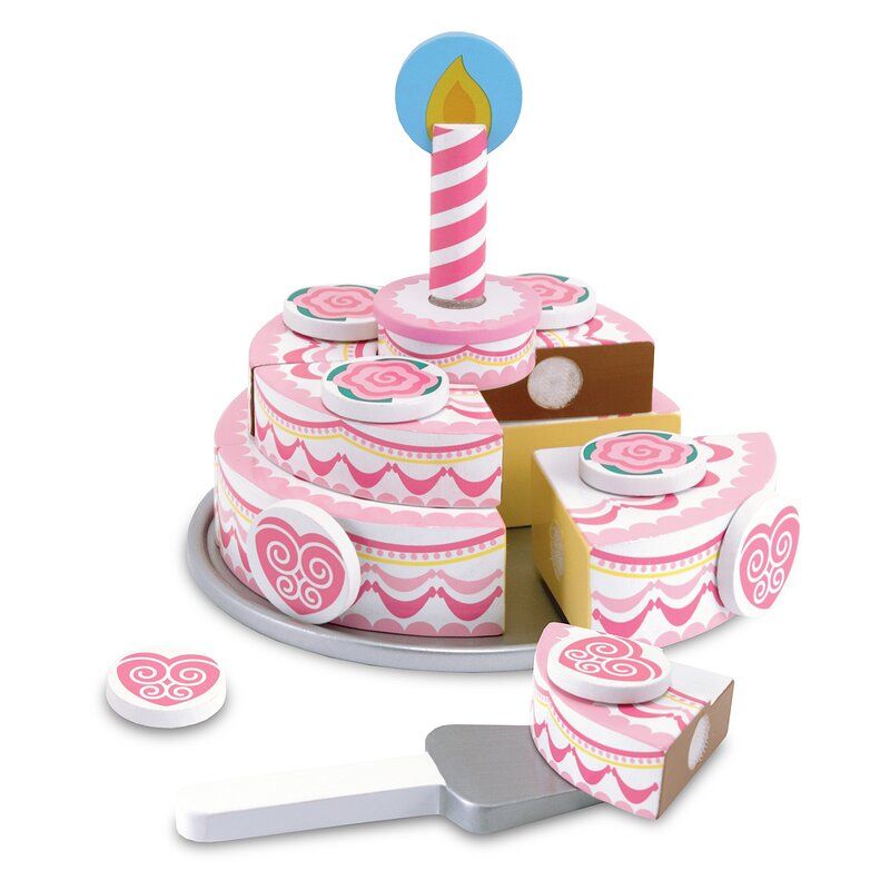 Triple-Layer Party Cake Play Food Set