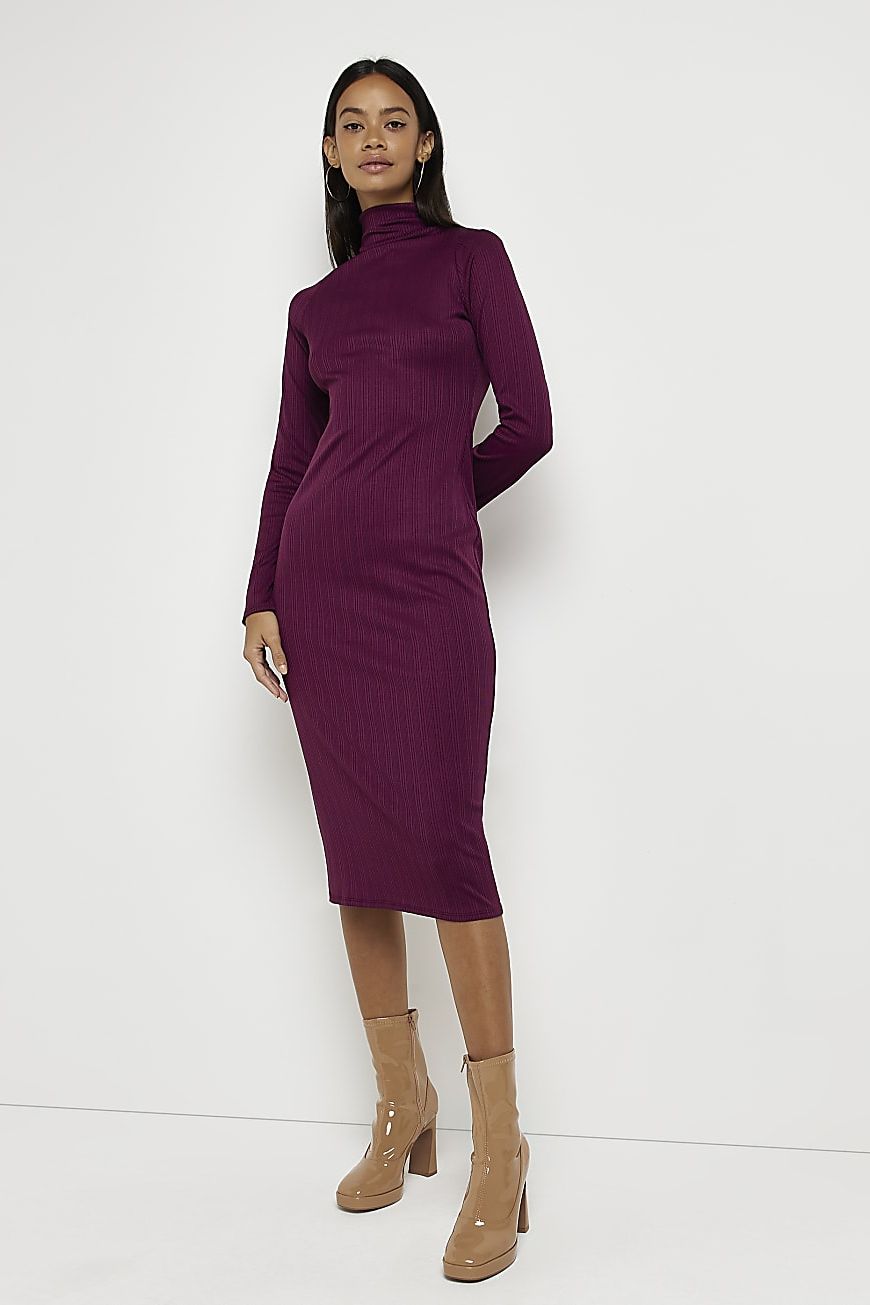 Susanna Reid wears a Hobbs purple midi dress