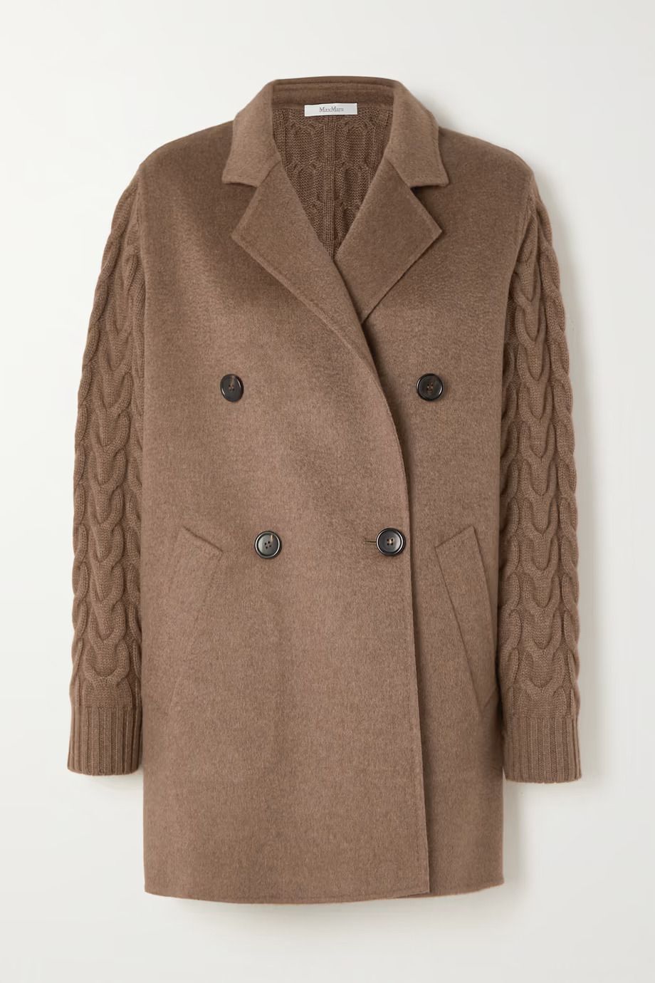 Satrapo Double-breasted Wool And Cashmere-blend Coat