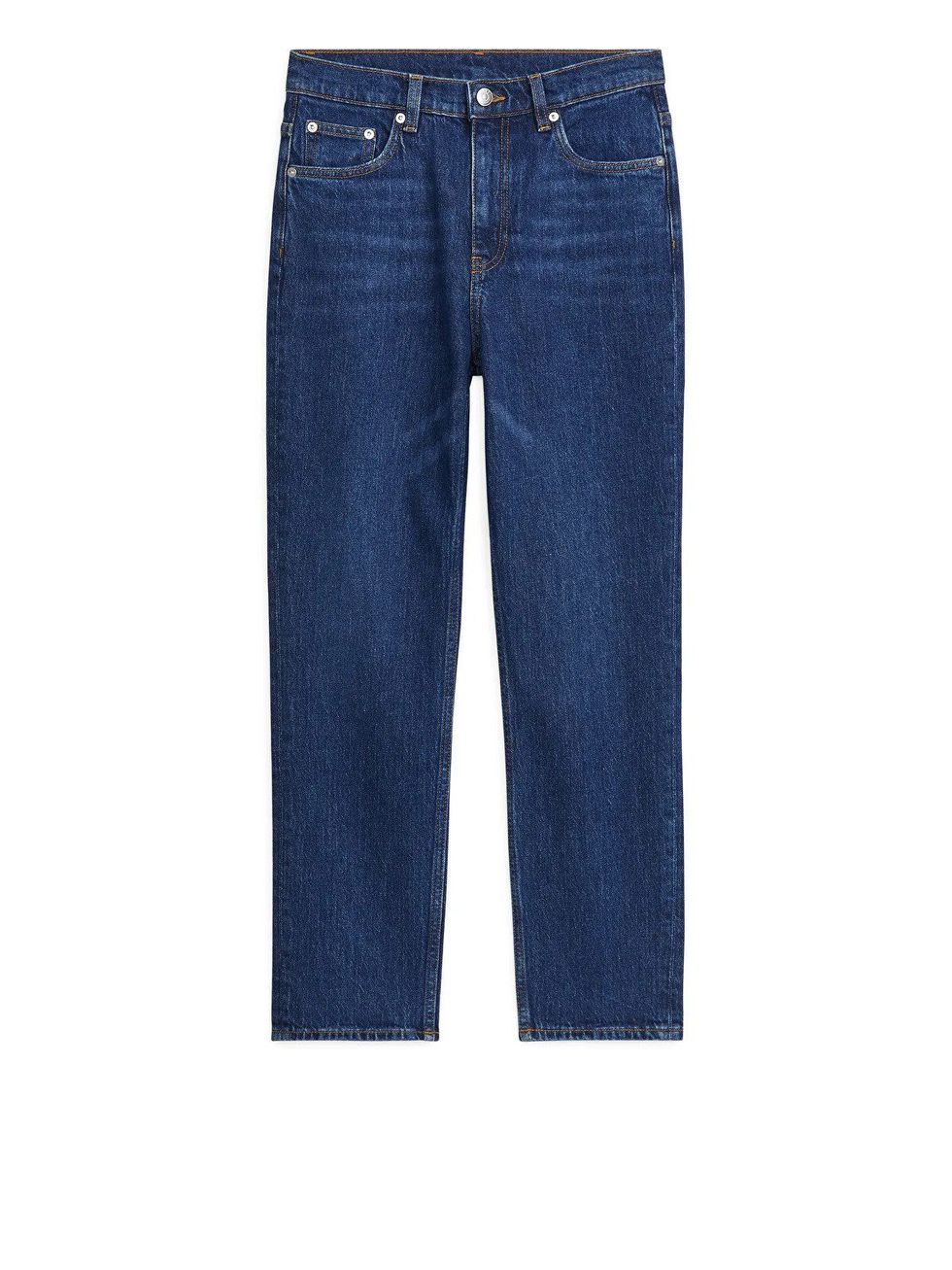 Regular Cropped Stretch Jeans