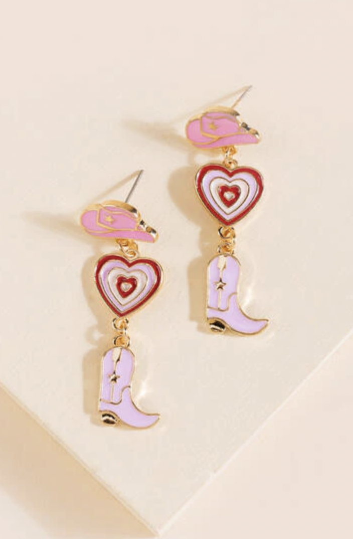 Love Valentine's Earrings SVG Laser Cut Files (3129375)