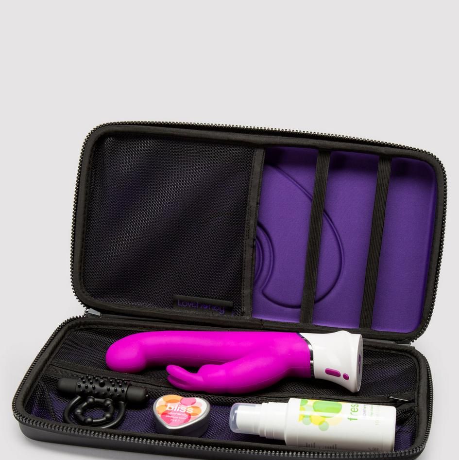 Luxurious Sex Toy Storage Box Black - Hide Your Toys Close but Safe