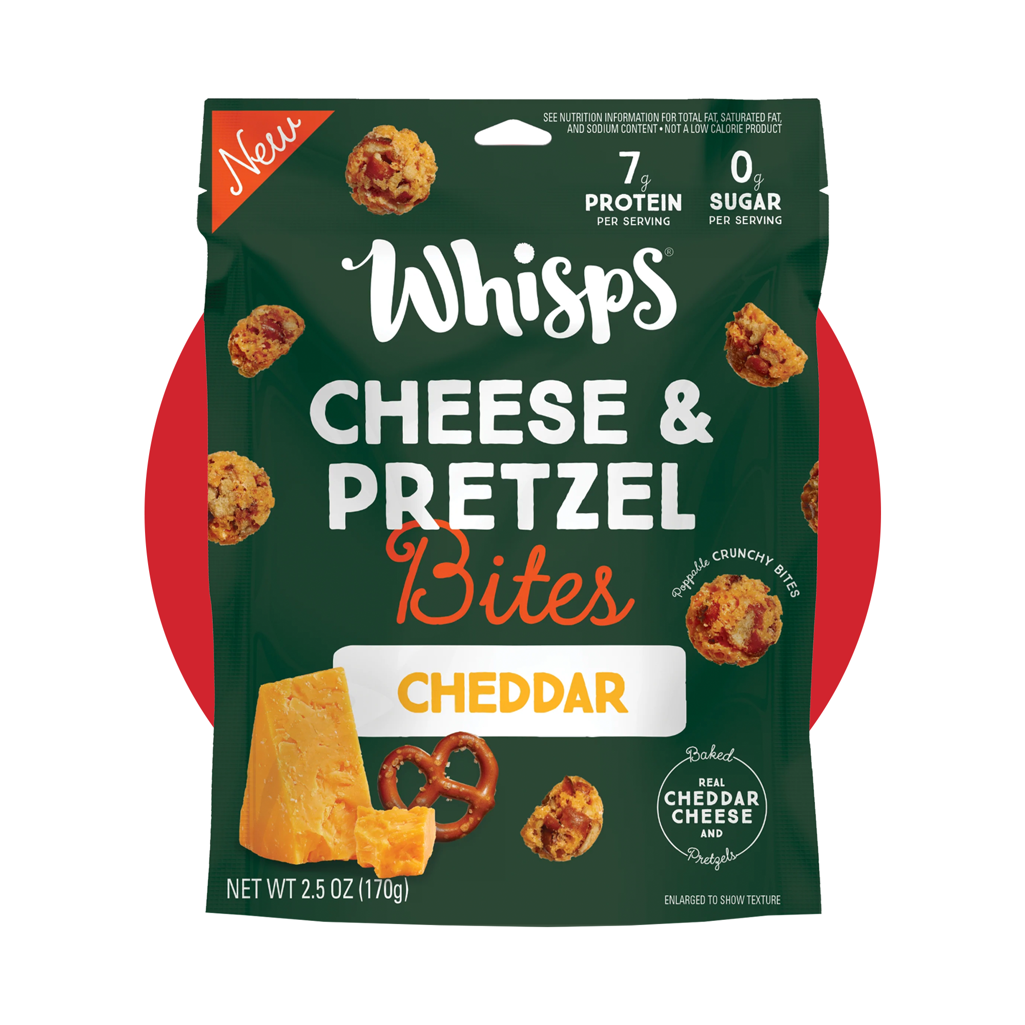 Wisp Cheddar Cheese and Pretzel Bites