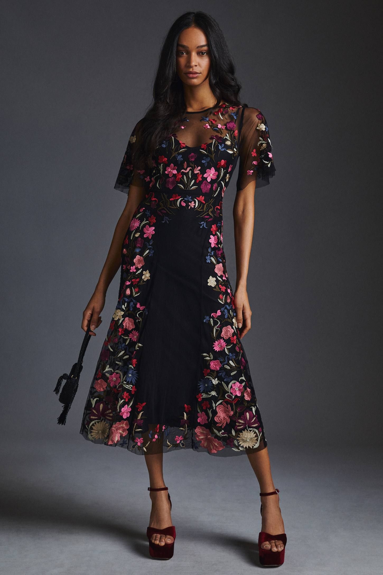 floral derby dress