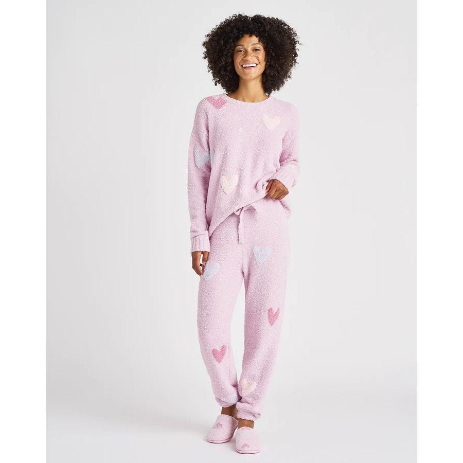 Fuzzy Sweater PJ Set