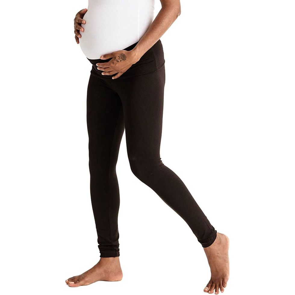 L Thyme Maternity Leggings in Black