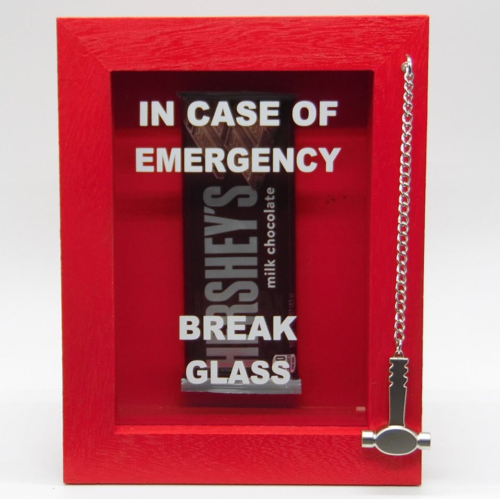 In Case of Emergency Break Glass Chocolate Box