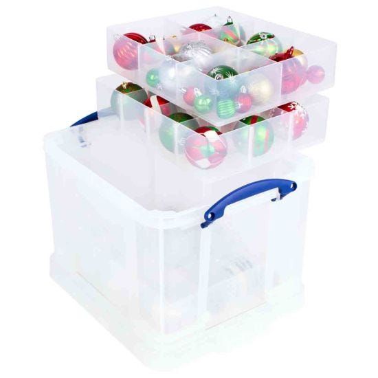 35L Stackable Bauble Box with 3 Trays