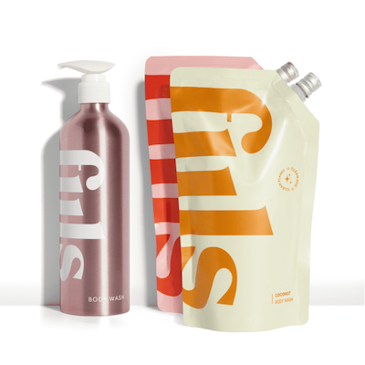 The Body Wash Kit – 2 Body Wash Refills + 1 Bottle
