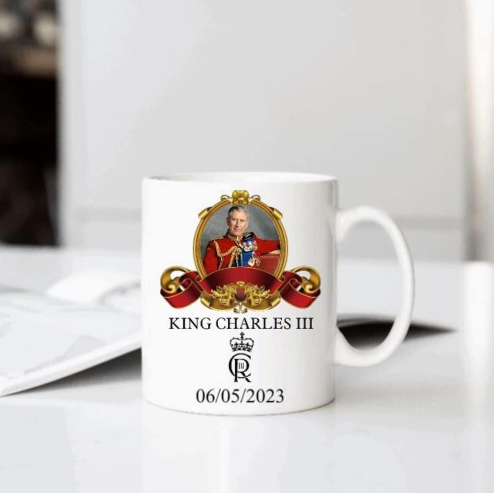 HM King Charles III (2023) official portrait mug 