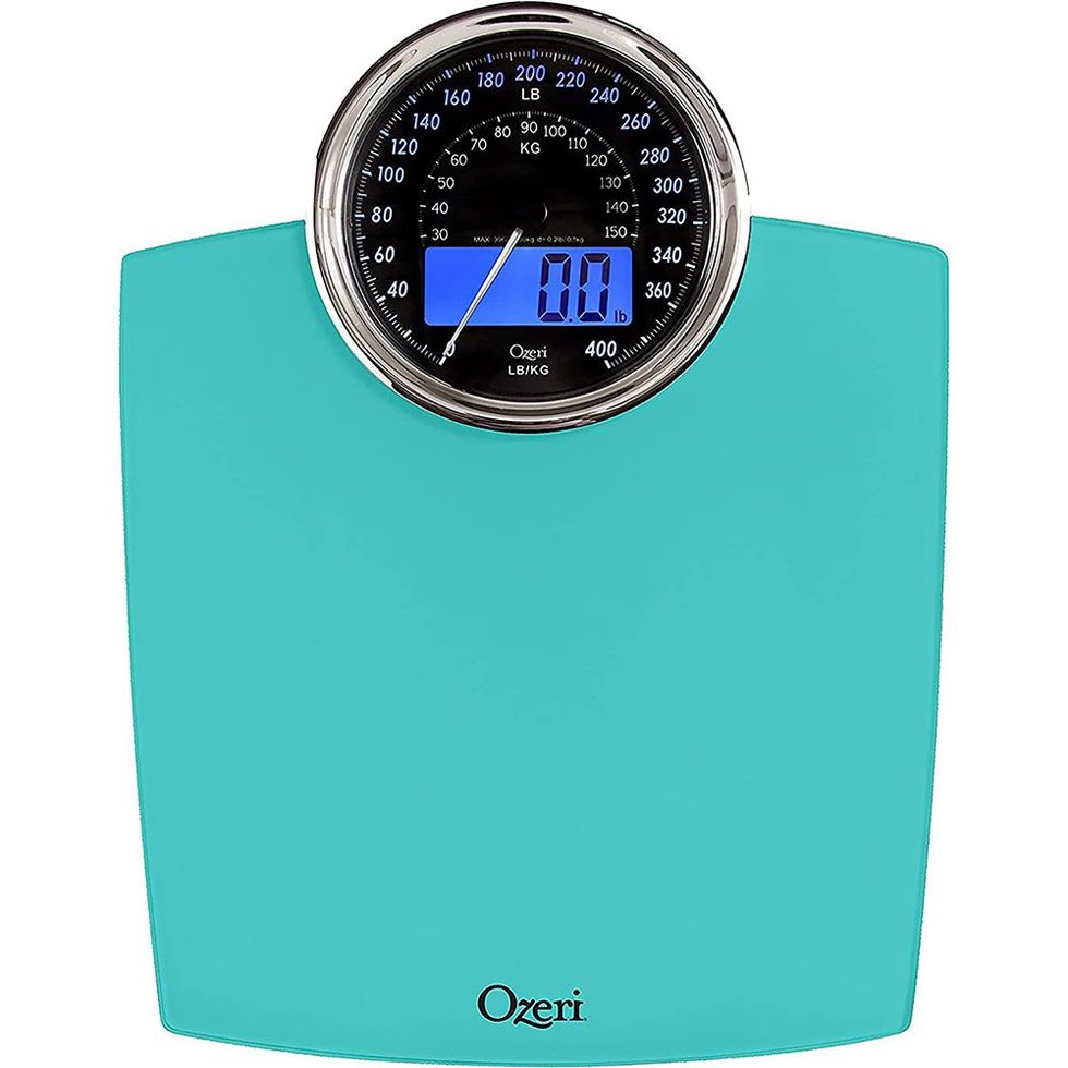 Digital Bathroom Scale With Electro-Mechanical Weight Dial