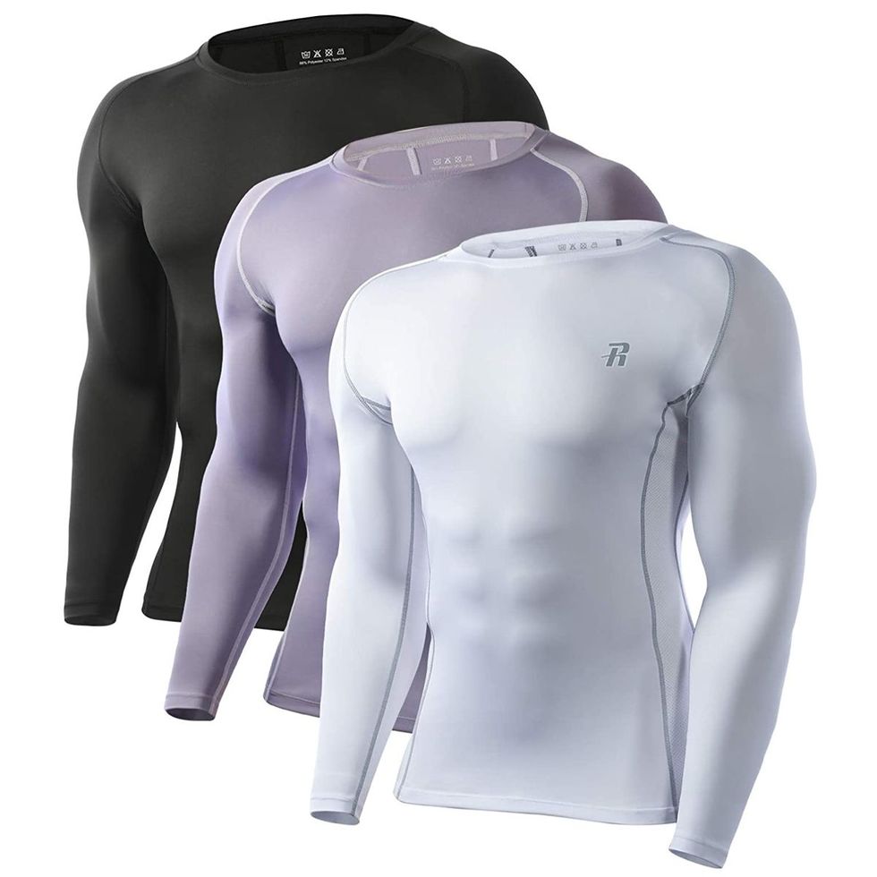 Long Sleeve Compression Shirts (Pack of 3)