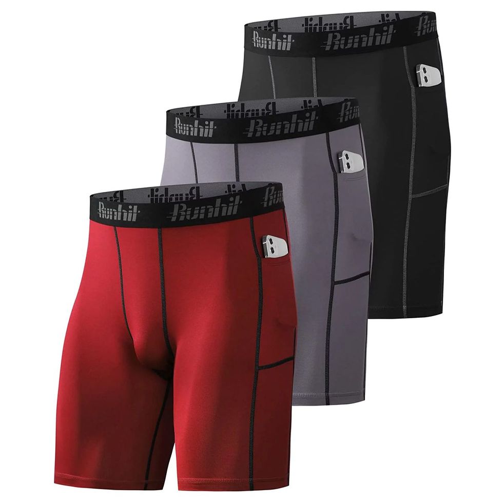 Sports Compression Shorts (Pack of 3)