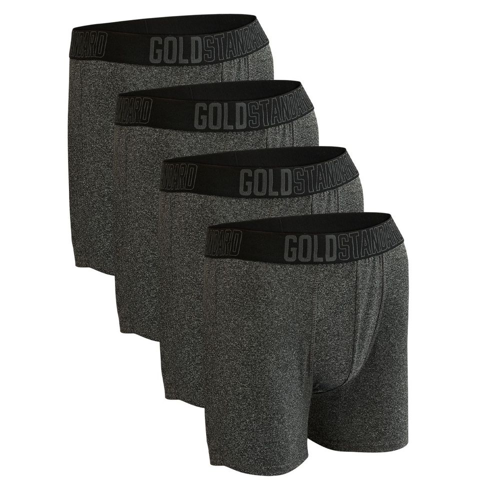Gold Standard Mens 4-pack Performance Boxer Briefs Athletic