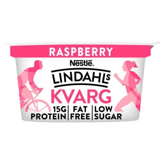 Lindahls Kvarg Raspberry 150G Pot