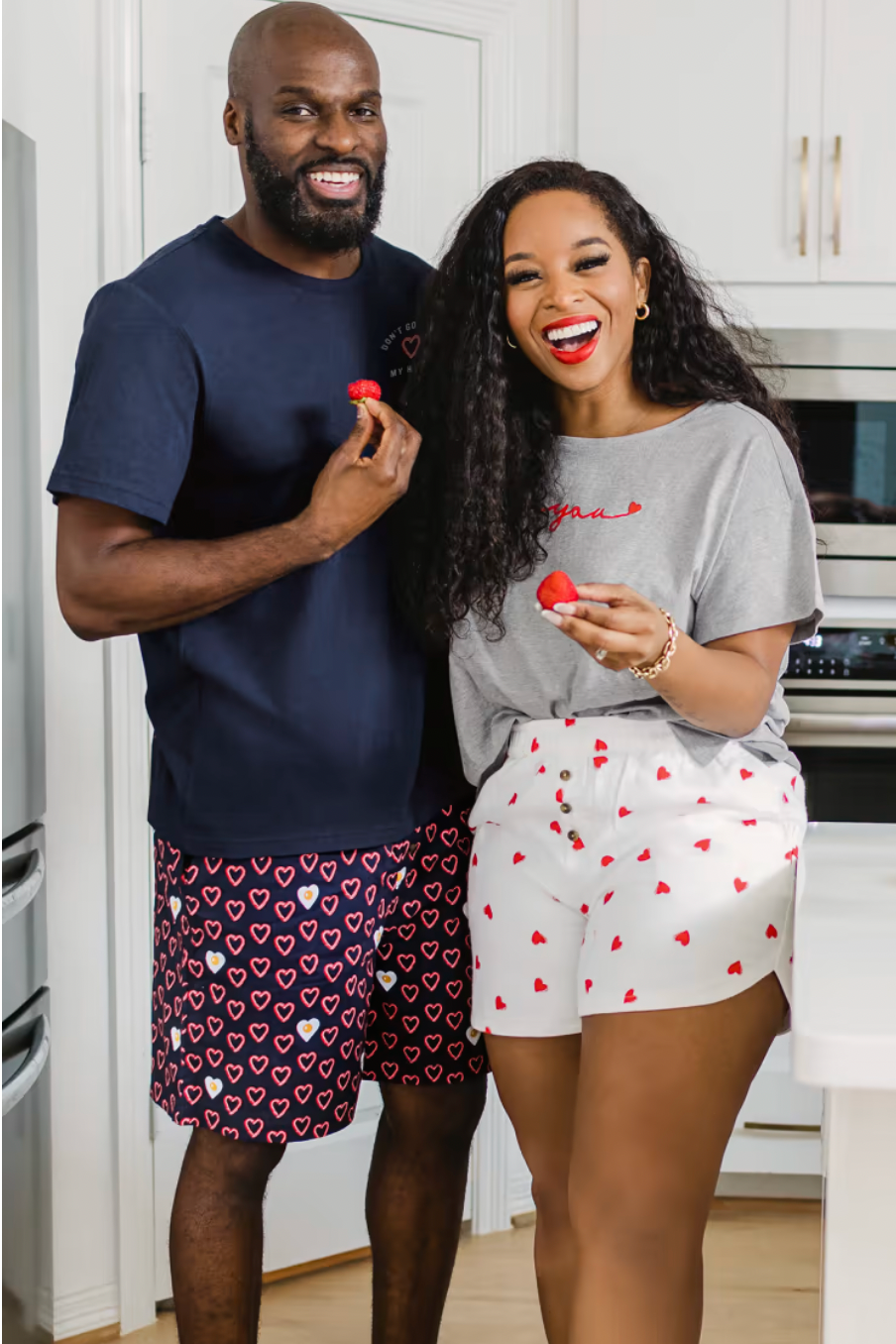 Mix and Match Couple Pajamas for Valentine's Day Mix and Match Couple Pajamas for Valentine's Day