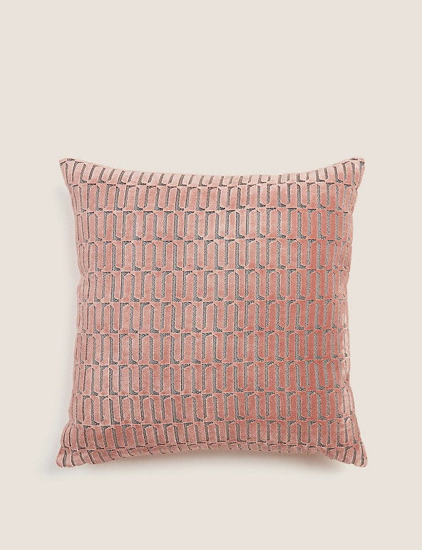 Cut Velvet Jacquard Cushion