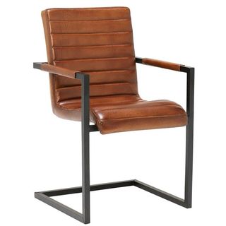 Dining chair with armrests
