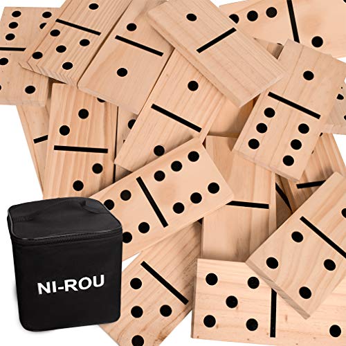 Giant Wooden Dominoes Game