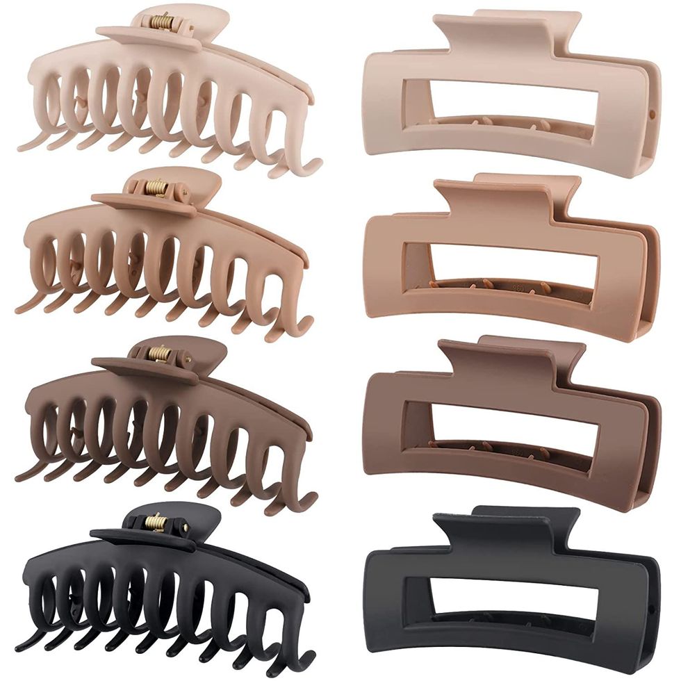 8 Pack Hair Claw Clips