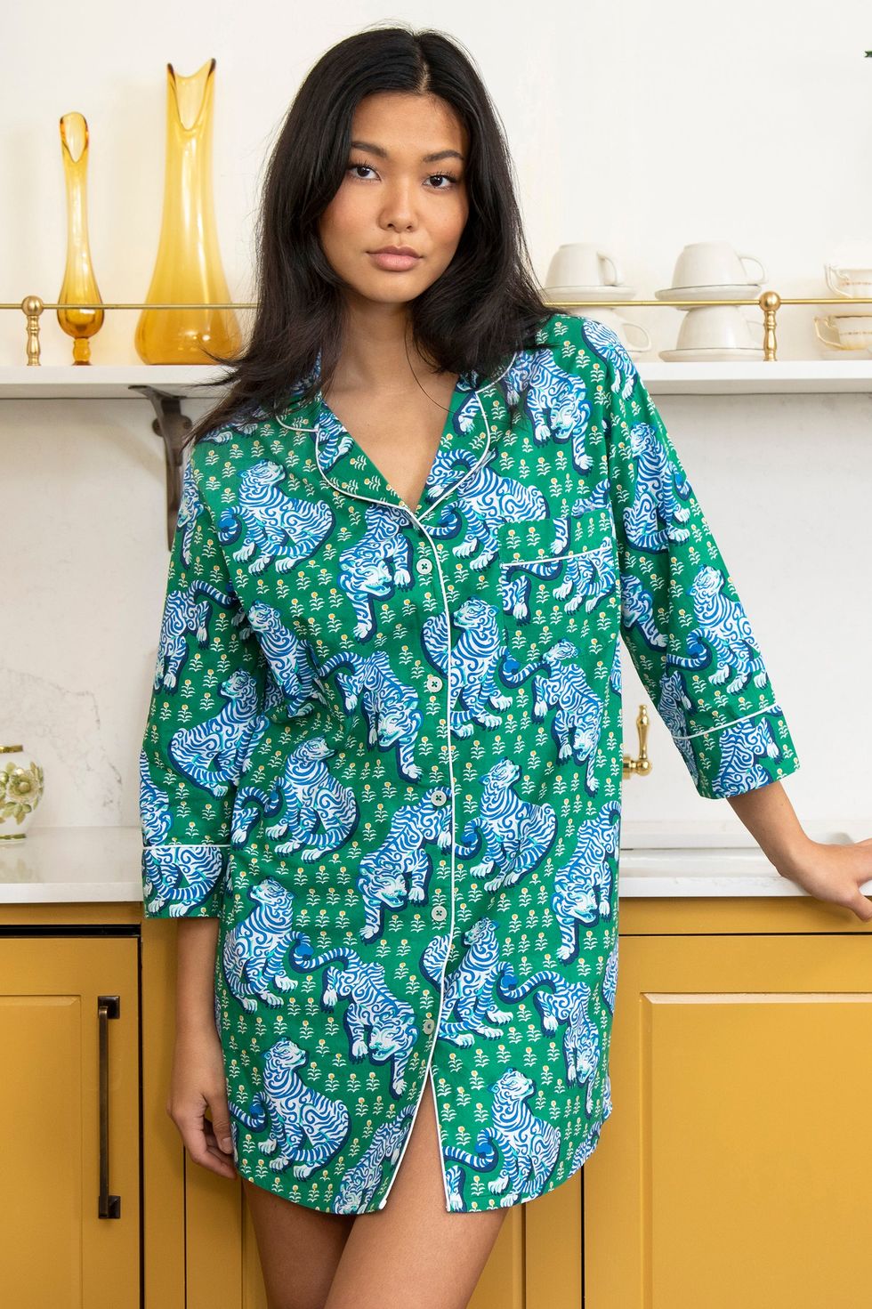 Pajamas for Women Sleep Shirts Monogram Shirts for Women Pjs 