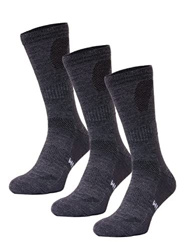 Merino.Tech 85% Merino Wool Sock 3-Pack