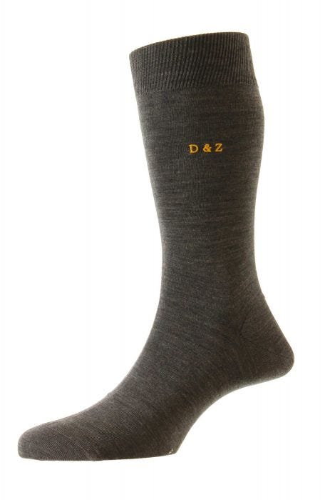 Merino Wool Men's Monogrammed Socks