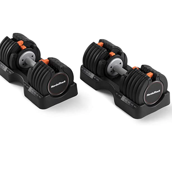 55 lb Select-a-Weight Dumbbell Pair