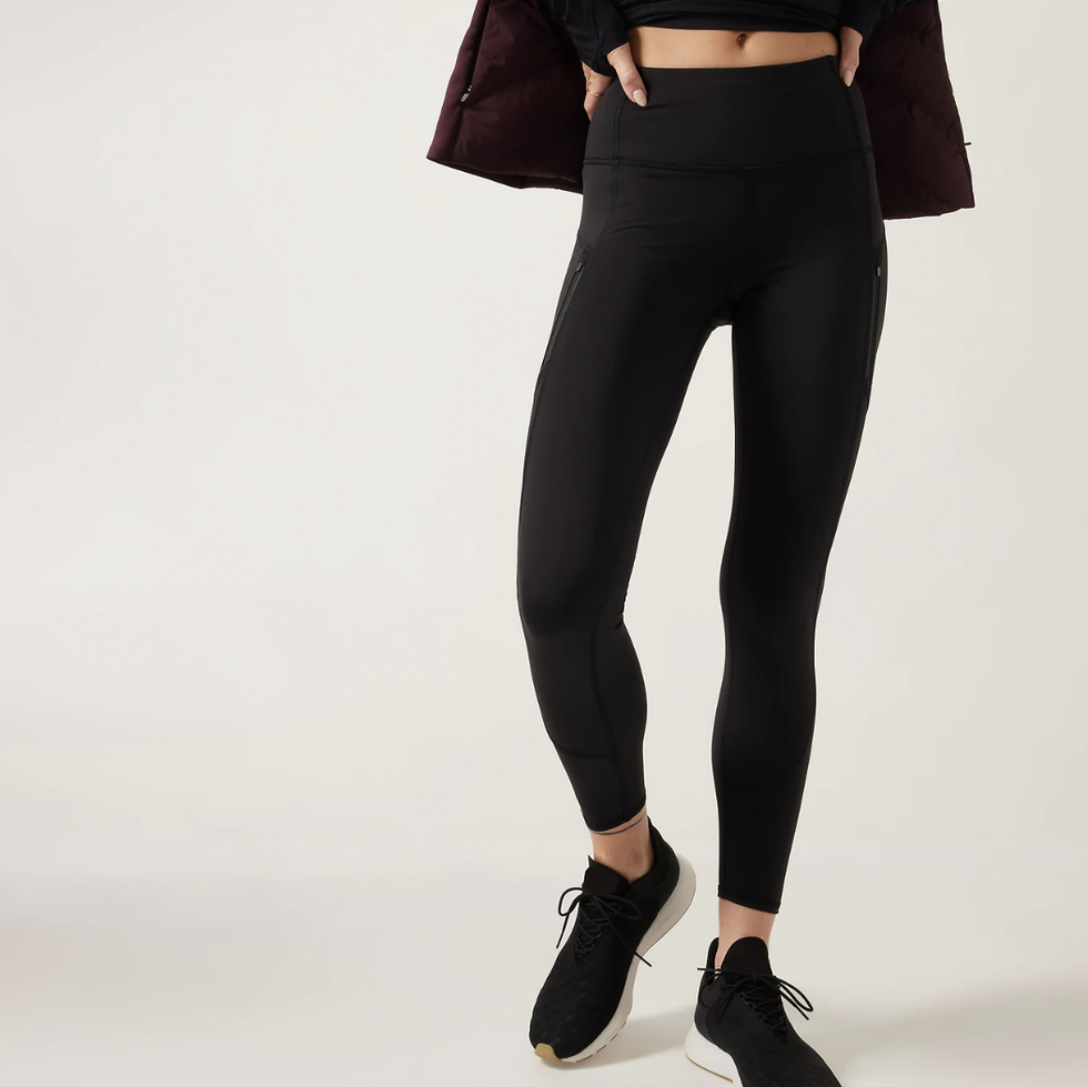 Totême High-waisted Fitted Leggings in Black