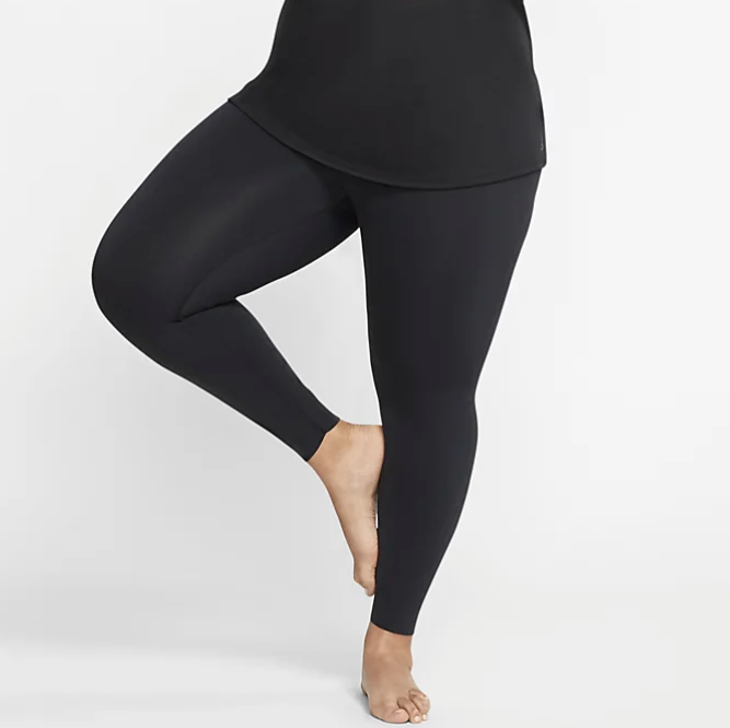 Yoga Luxe High-Waisted 7/8 Infinalon Leggings (Plus Size)