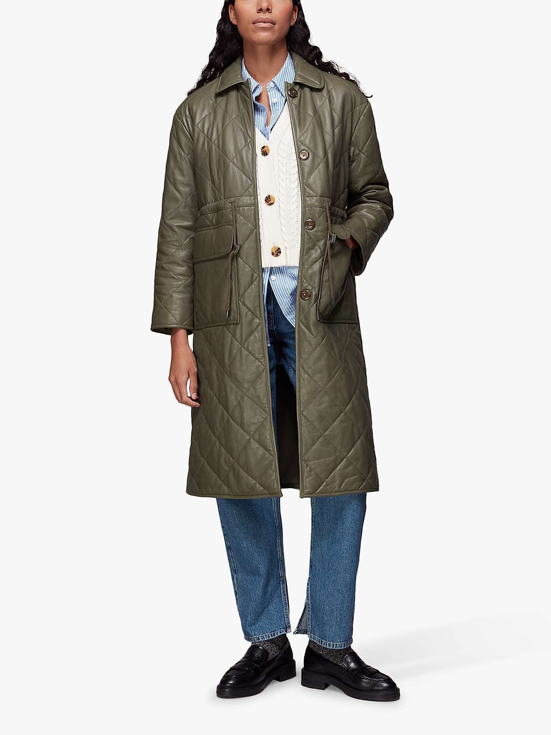 Burberry coleraine 2024 quilted drawstring jacket