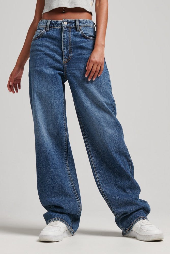 Jeans Kaki Lebar Katun Organik Jeans Kaki Lebar Katun Organik