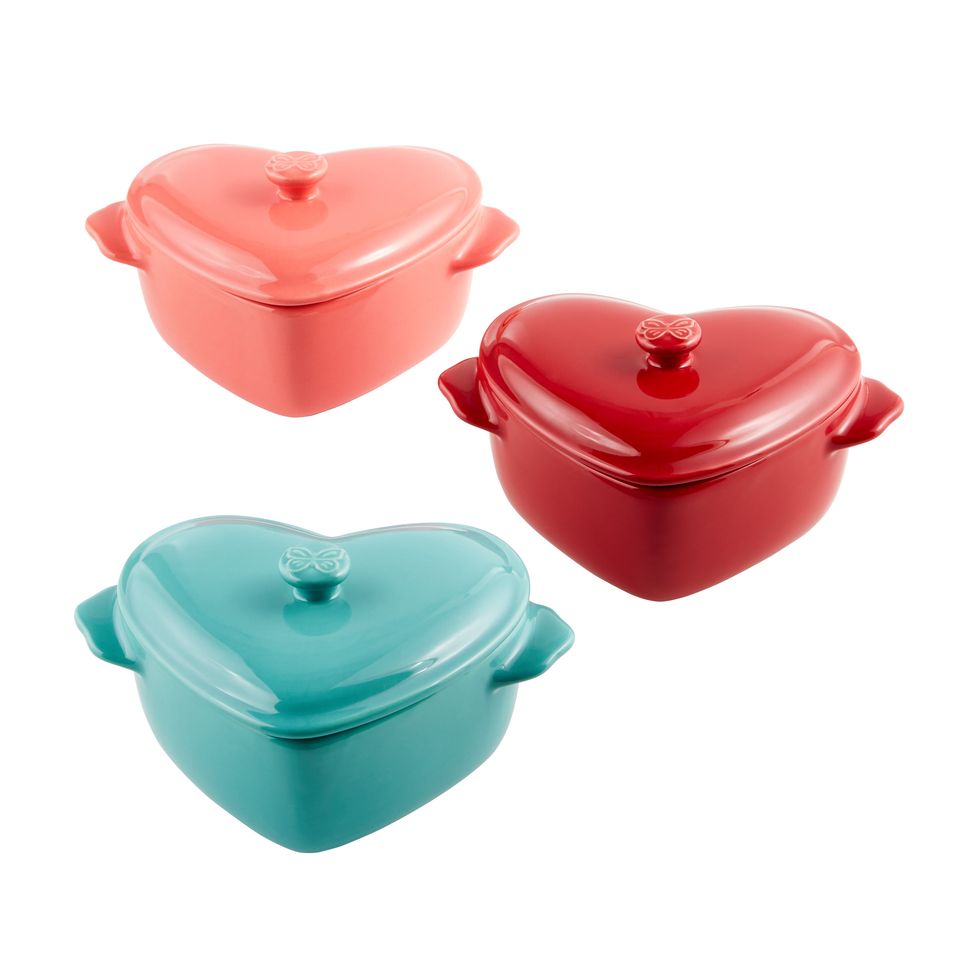 The Pioneer Woman Mini Hearts Ceramic Baking Dishes