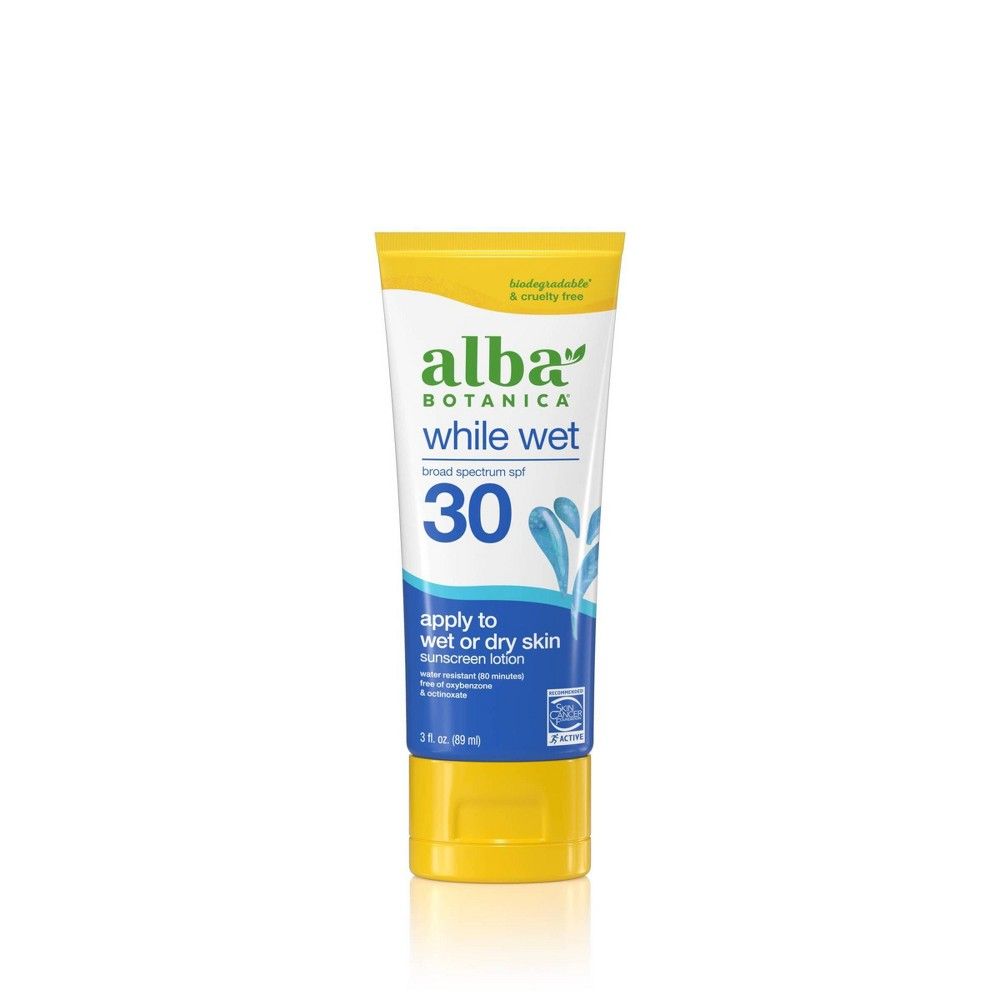 While Wet SPF30 Sunscreen Lotion