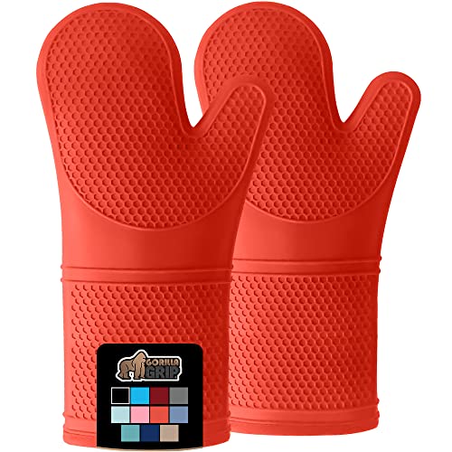 Gorilla Grip Silicone Oven Mitts Set