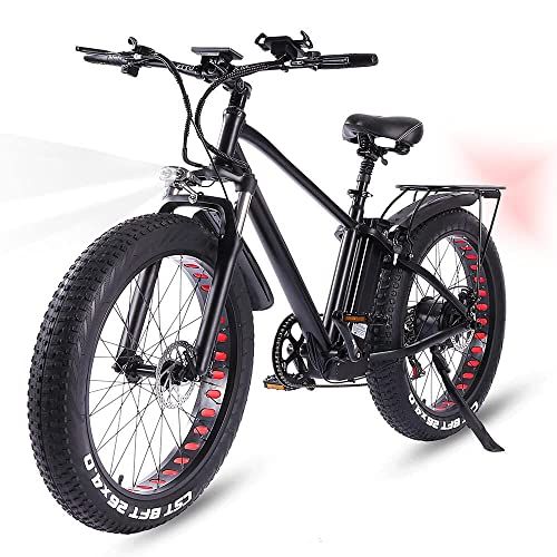 Bicicleta eléctrica de 29 pulgadas de acero alto de 21 velocidades, freno  de disco delantero y trasero, suspensión delantera MTB bicicleta de montaña
