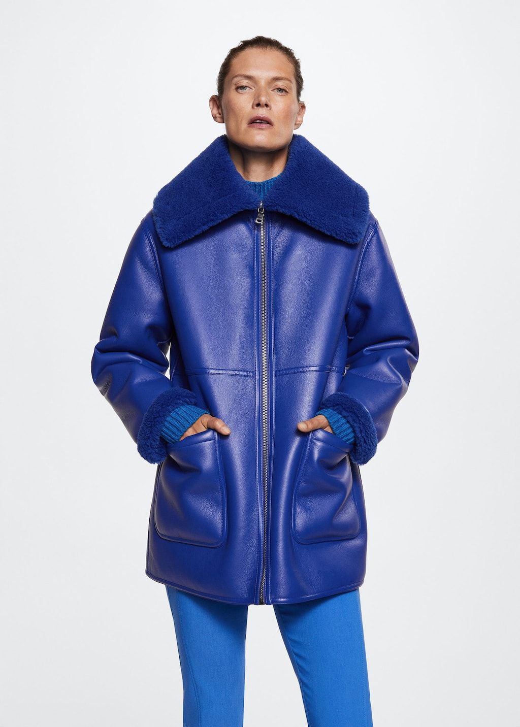 Balenciaga on sale lammy coat