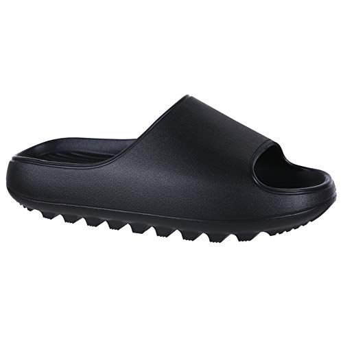Oyang Men's Cloud Slides Double Buckle Adjustable Summer Beach Pool Pillow  Slippers Thick Sole Cushion EVA Sandals 