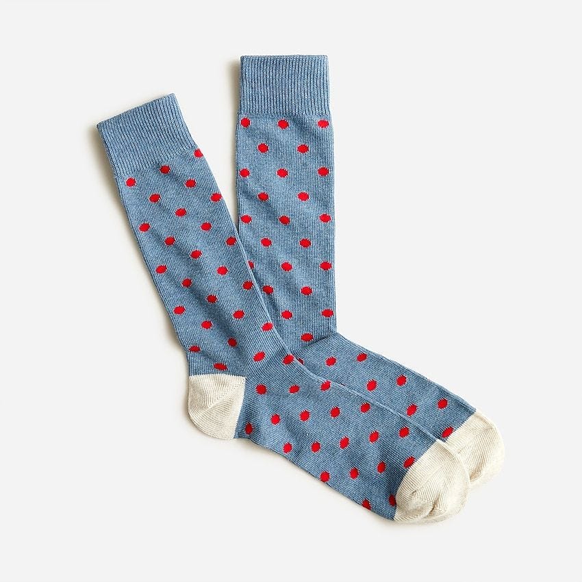Bird's-Eye Print Socks Bird's-Eye Print Socks