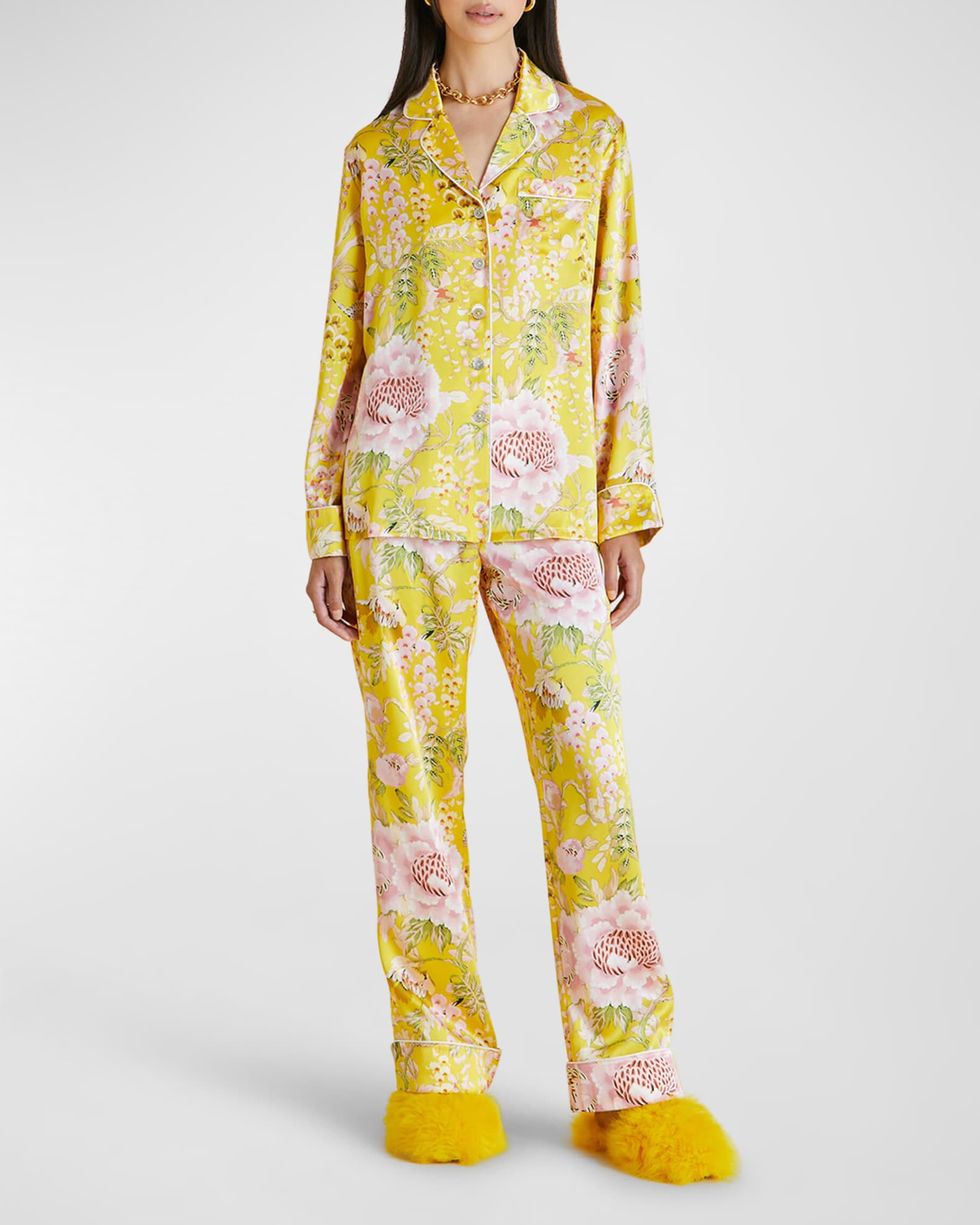 NITE FLITE Women Cherry Print Cotton Nightwear | Top and Pyjama Set