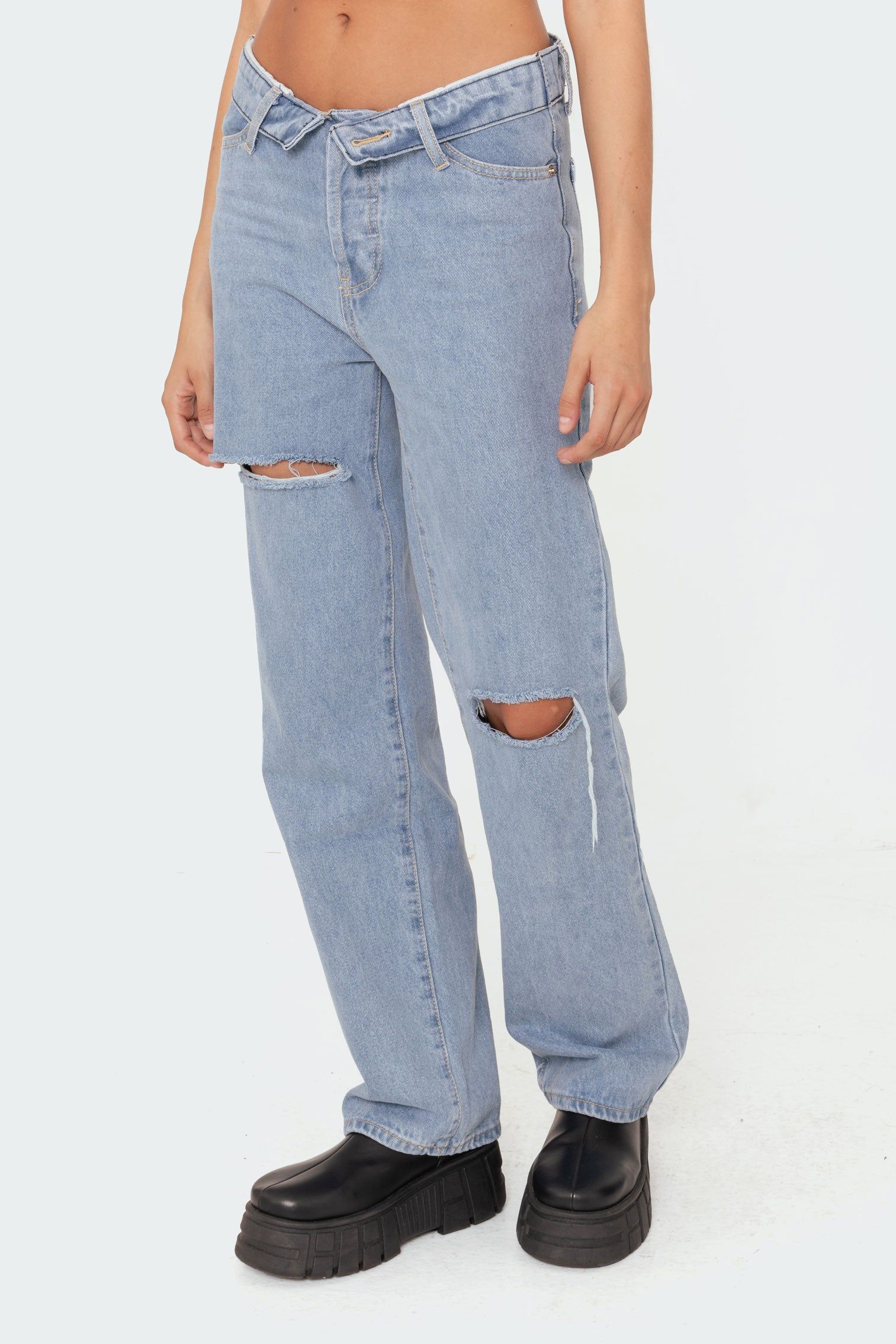 Raquel pleated jeans