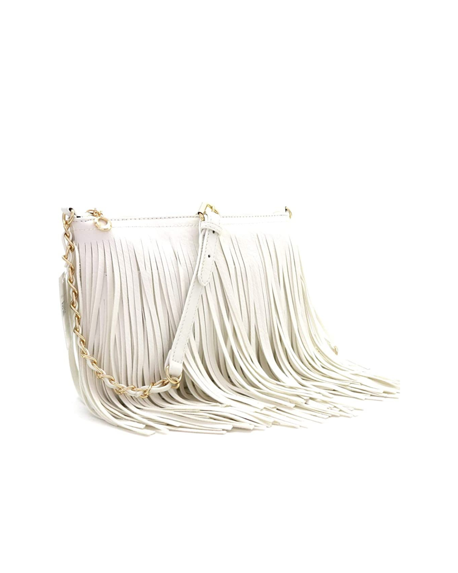 Cross Body made of soft PU leather with fringes