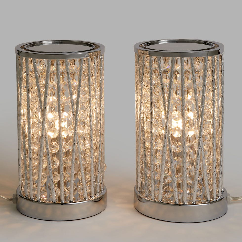 Crystal Touch Lamps, set of 2