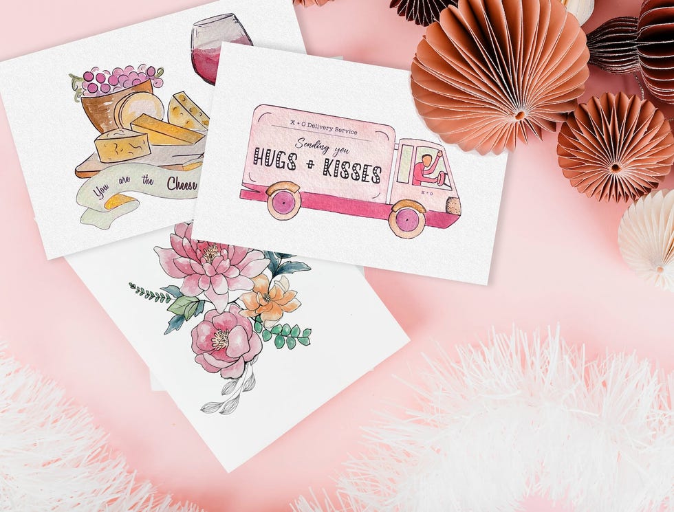 Pinta tus propias tarjetas de San Valentín