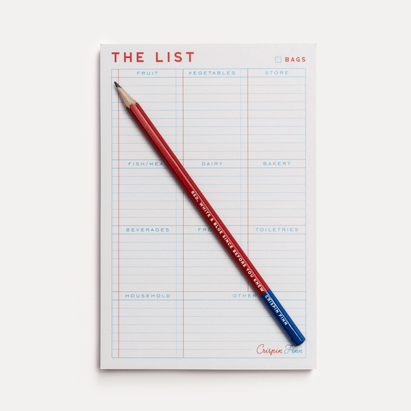 The List Shopping Planner Notepad